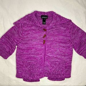 Athleta purple shrug